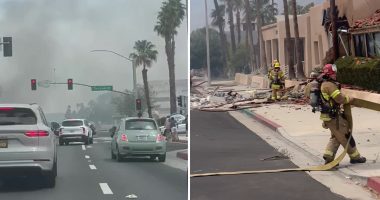 Police respond to explosion at Palm Springs, California near American Reproductive Centers fertility clinic
