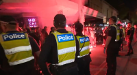 Police swarm Melbourne streets ahead of fierce A-League Grand Final clash