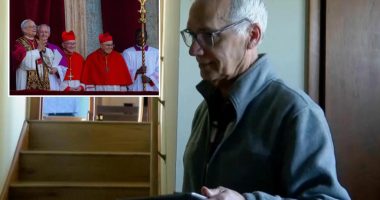 Pope Leo XIV's first phone call with brother John Prevost caught on camera