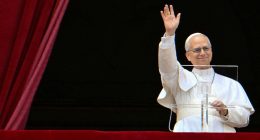 Pope Leo delivers first 'Regina Caeli' prayers from St. Peter's balcony