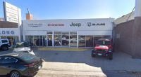 Closed Dodge and Jeep dealership.
