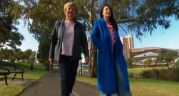 Ali Clarke and Mary Carle.
