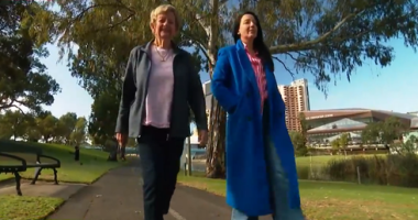 Ali Clarke and Mary Carle.