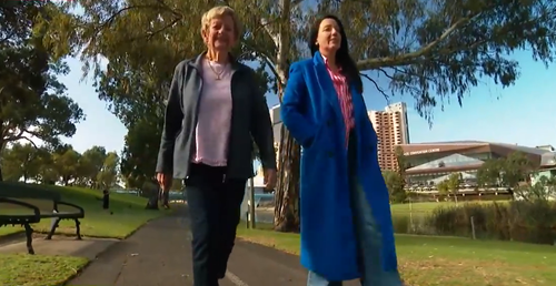 Ali Clarke and Mary Carle.