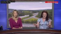 Screenshot of two news anchors on television.