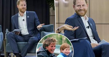 Prince Harry emerges in Las Vegas to honor his late mother Diana's legacy