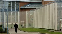 Exterior view of HMP Woodhill prison.