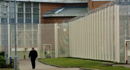 Exterior view of HMP Woodhill prison.