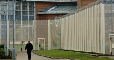 Exterior view of HMP Woodhill prison.