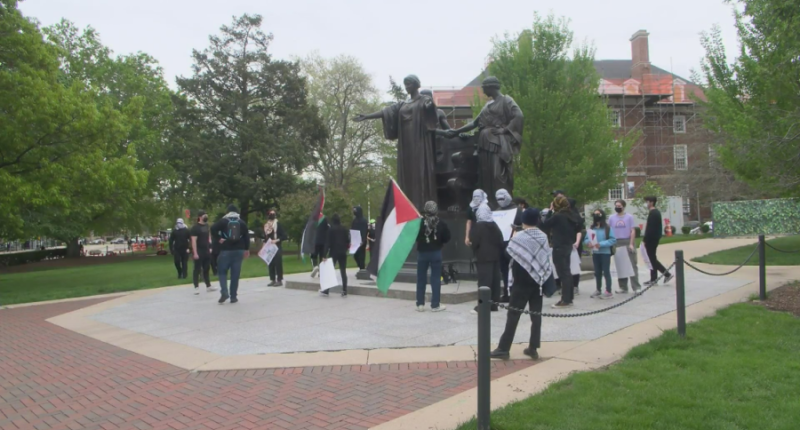 Pro-Palestine student protestors return to Alma Mater at U of I