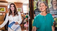 All ï»¿112,374 votes have been counted in the seat of Bradfield, with neither liberal candidate Gisele Kapterian nor Independent Nicolette Boele declaring victory.