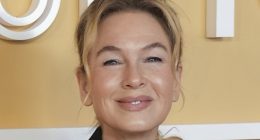 Renee Zellweger debuts shock new look on set