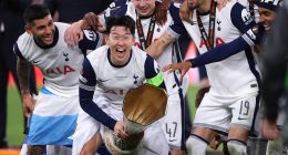 Revealed: Why Tottenham captain Son Heung-min was among stars NOT to receive a Europa League medal during trophy presentation as Uefa issue explanation