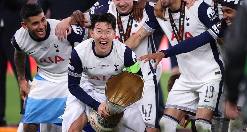 Revealed: Why Tottenham captain Son Heung-min was among stars NOT to receive a Europa League medal during trophy presentation as Uefa issue explanation