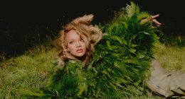 Rihanna camouflages herself as a TREE in a full body twig suit