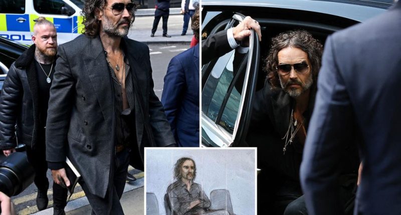 Russell Brand pleads not guilty to charges of rape and sexual assault in London court