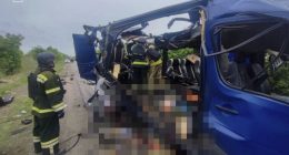 Russian drone strike in Ukraine kills 9 people, officials say