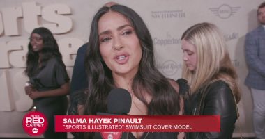 SI Swimsuit: Salma Hayek, Olivia Dunne, Jordan Chiles and Lauren Chan celebrate cover