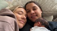 Sam Kerr and Kristie Mewis announce the birth of their first baby - as they reveal the newborn's VERY unusual name