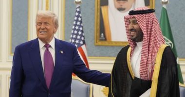 Saudi crown prince welcomes Trump to kingdom