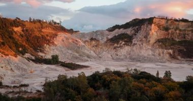 Another "zombie volcano" of interest to scientists is Campi Flegrei, located west of Naples, Italy. It has also shown signs of unrest but hasn't erupted since 1538.
