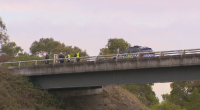 All eastbound lanes of the Princes Freeway are closed as detectives continue their investigations.