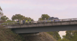 All eastbound lanes of the Princes Freeway are closed as detectives continue their investigations.