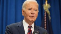 President Joe Biden speaking to the media.