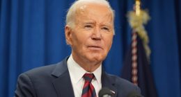 President Joe Biden speaking to the media.
