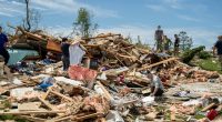 Severe storm with tornadoes hits the South while the West braces for dangerous heat