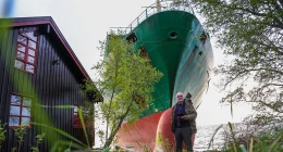 Ship happens: Man awakes to find 443-foot cargo vessel ran aground in his backyard