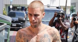 Shirtless Justin Bieber shows strain after 'fight' with Hailey