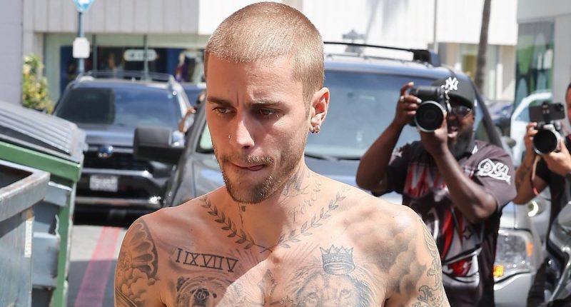 Shirtless Justin Bieber shows strain after 'fight' with Hailey