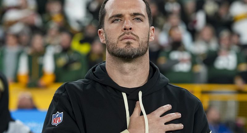 Shock as NFL quarterback Derek Carr announces retirement