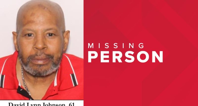 Silver Alert issued in Jacksonville for missing person David Lynn Johnson