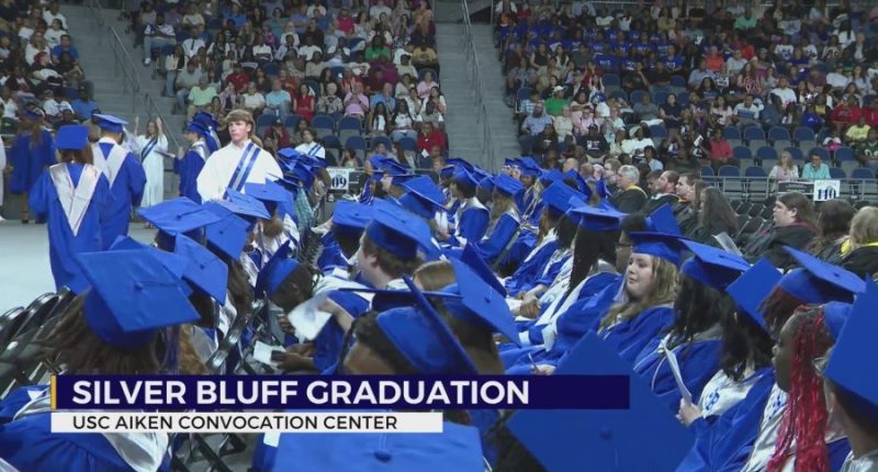 Silver Bluff High School's Class of 2025 graduates Thursday