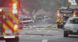 Small plane makes 'direct hit to multiple homes' in packed neighbourhood
