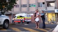 Lauren Hopkins, 47, was attacked inside her home in Redfern, allegedly by her son, Mitchell Hopkins, 30.