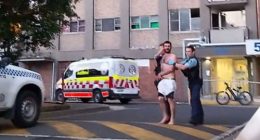 Lauren Hopkins, 47, was attacked inside her home in Redfern, allegedly by her son, Mitchell Hopkins, 30.