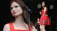 Sophie Ellis-Bextor stars in day two of T in The Park in Heidi dress