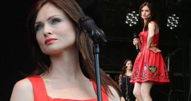 Sophie Ellis-Bextor stars in day two of T in The Park in Heidi dress