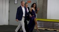 Sour-faced Belichick and Hudson make swift exit from pageant