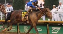 Sovereignty outduels 3-1 favorite Journalism in stretch to win 151st Kentucky Derby in the slop