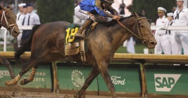 Sovereignty reigns in 151st Kentucky Derby, outdueling favorite Journalism in the slop