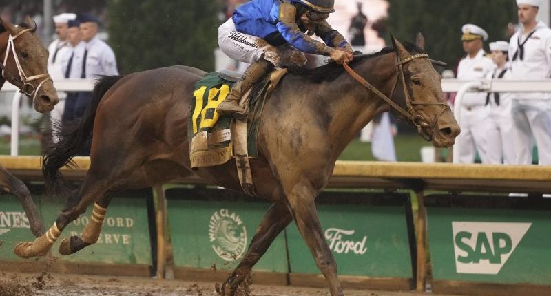 Sovereignty reigns in 151st Kentucky Derby, outdueling favorite Journalism in the slop