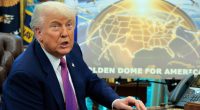 President Trump speaking in the Oval Office about the Golden Dome missile defense system.