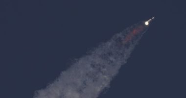 SpaceX's mega rocket Starship makes a test flight from Starbase in Texas.