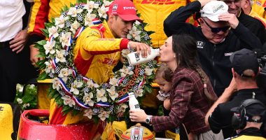 Spain's Alex Palou wins Indianapolis 500 in his first race on an oval