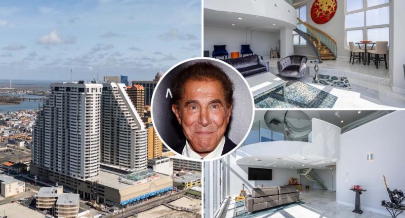 Steve Wynn's former Atlantic City penthouse asks $2.19M
