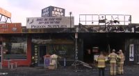 Aï»¿n investigation is underway after a suspected arson attack on an Acai shop in Melbourne spread to adjoining businesses. The Acai shop on Mahoneys Road in Campbellfield was completely alight by the time police arrived at 3.40am.